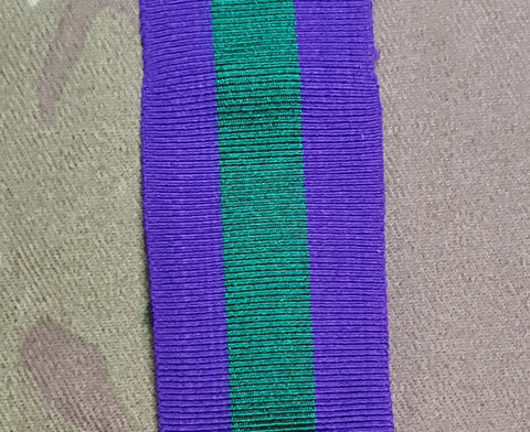 Pre 1962 General Service Medal (GSM) Medal Ribbon (Full Size & Miniature Option)