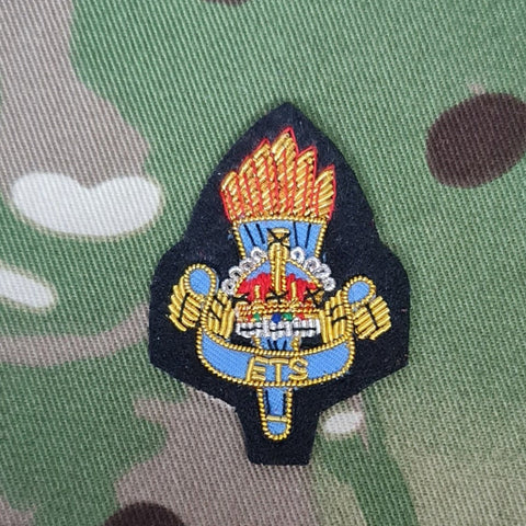 Education Training Services / AGC ETS (Navy) Officers Bullion stitched Beret Badge (CIIIR)