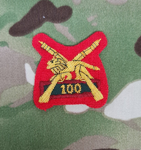 Bisley 100 shooting qualification Mess Dress Badge Scarlet
