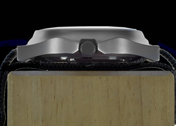 MWC G10 LM Stainless Steel Military Watch on a Grey NATO Strap (Sterile Dial and Plain Caseback For Personalisation)