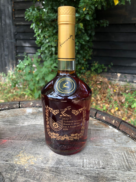 Engraved Happy Birthday Bottle Of Hennessy VS Cognac 70cl design -  your design /upload your artwork