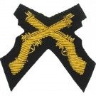 Skill At Arms Gold On Black Badge Wire Bullion Embroidered Badge