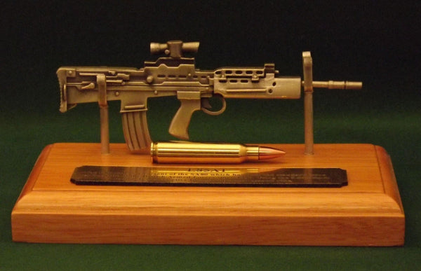 Pewter L85A1 SA80 Rifle Presentation
