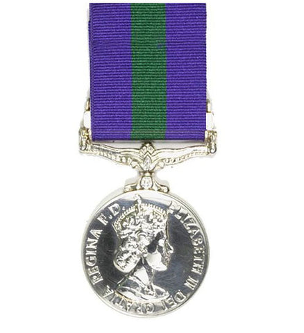 Miniature General Service Medal (GSM) Pre 1962  (EIIR)