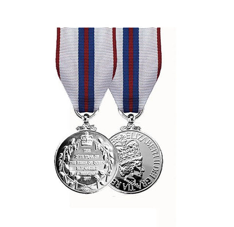 Official Miniature Queens Silver Jubilee (QSJM) Medal