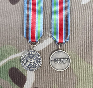 UN Miniature Medal (UNPROFOR) United Nations Mission Bosnia