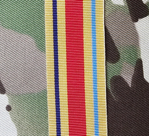 WW2 Africa Star Medal Ribbon (Full Size & Miniature Option)