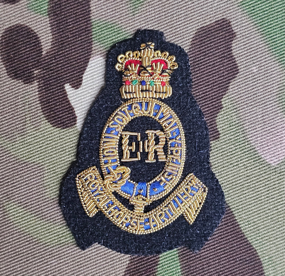 Royal Horse Artillery - RHA Officer Beret officer cap Badge (EIIR ...