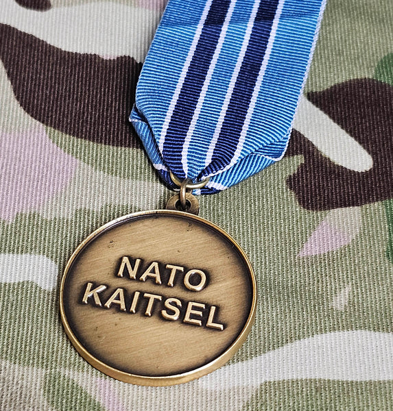 NATO NATO KAITSEL / Estonia (Op Cabrit) Full Size Medal