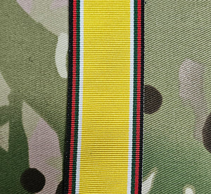 Brunei Coronation Medal Ribbon (1968) Medal Ribbon (Full Size & Miniature Option)