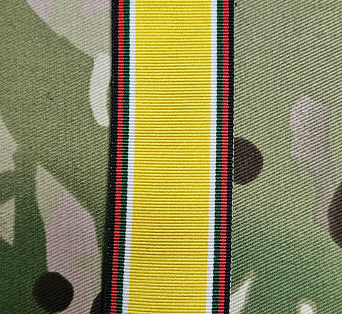 Brunei Coronation Medal Ribbon (1968) Medal Ribbon (Full Size & Miniature Option)