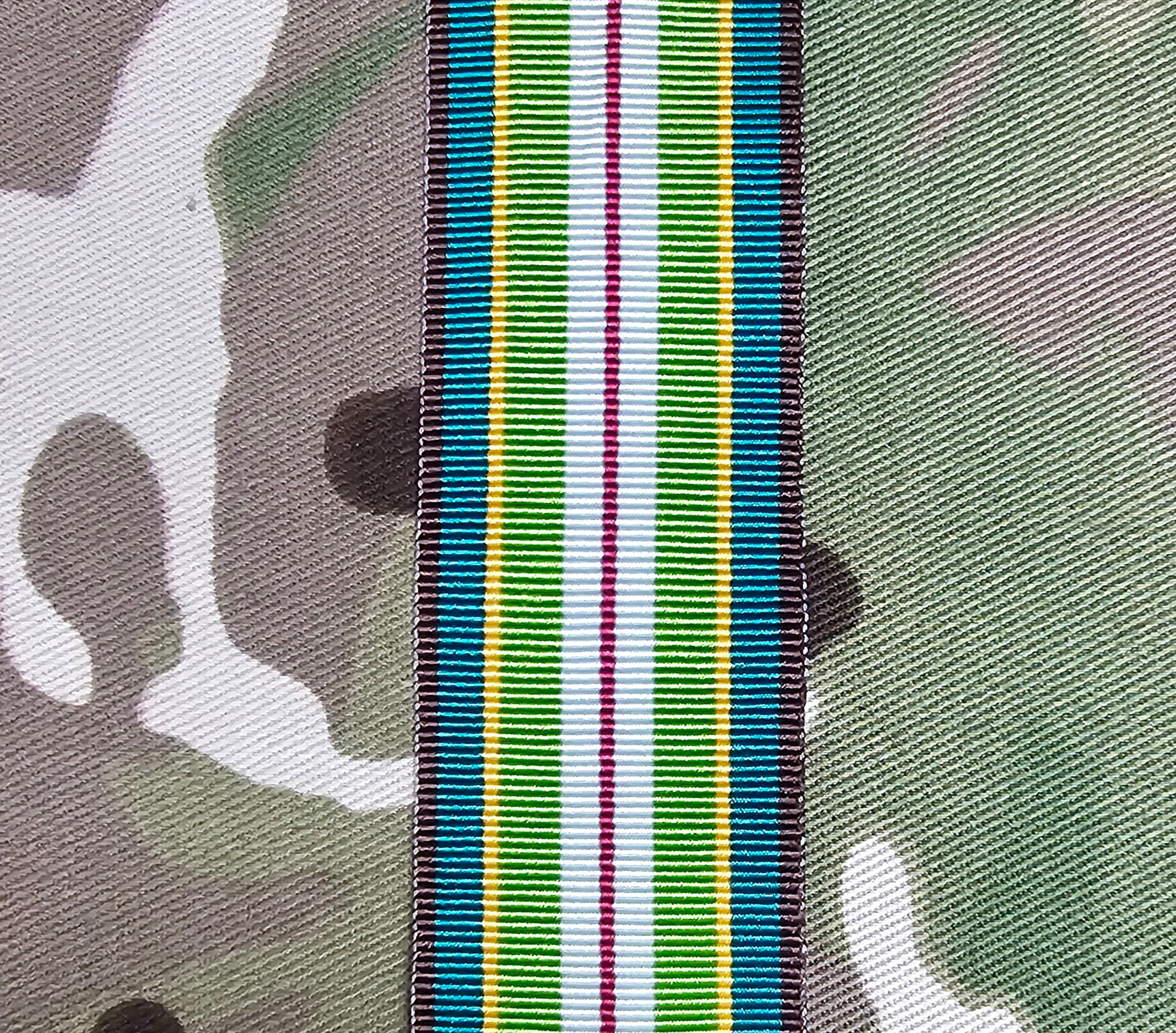 Austillian Jump Ribbon Australian Active Service Medal Ribbon (Full Size & Miniature Option ...
