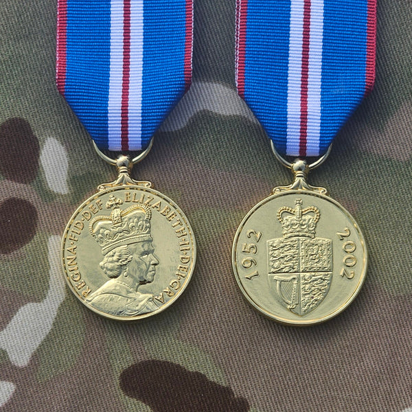 HM Queen Elizabeth II / Queens Golden Jubilee Medal (QGJM) Full Size Medal