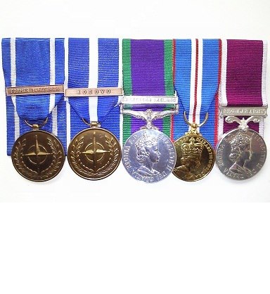 Court Mounting Medals (Full Size & Miniature)