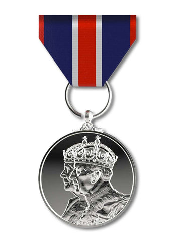 Kings Coronation Medal (KCM) Full Size Medal