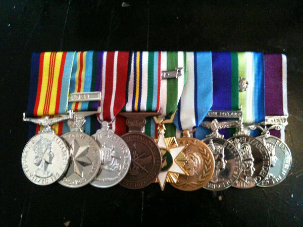 Court Mounting Medals (Full Size & Miniature)