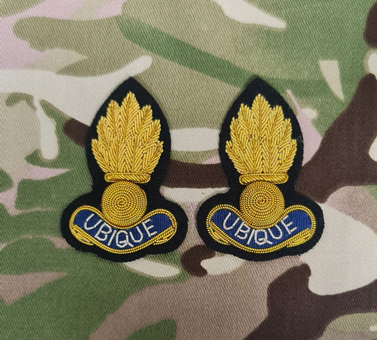 Royal Engineers Embroidered Mess Dress Collar Badges – dressuniformhire