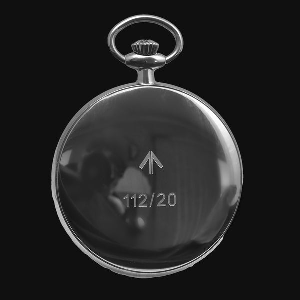 General Service Military Pocket Watch (Hybrid Movement with Black Dial)