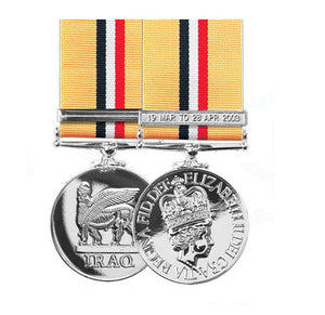 Official Miniature Op Telic Iraq Operational Service (OSM) Medal